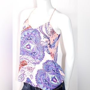Express Barcelona Tropical Strap TankTop Extra Small
